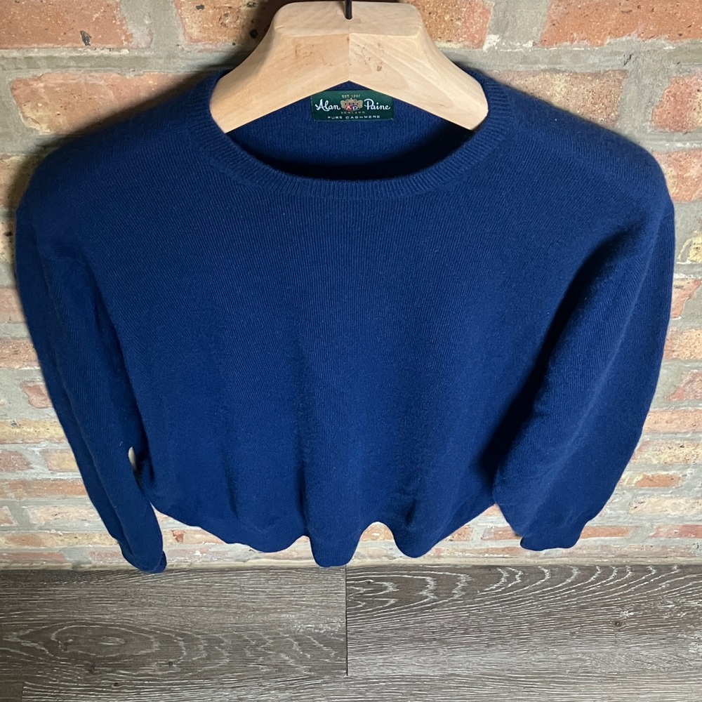 Alan Paine 100% pure cashmere sweater - Picture 4 of 14